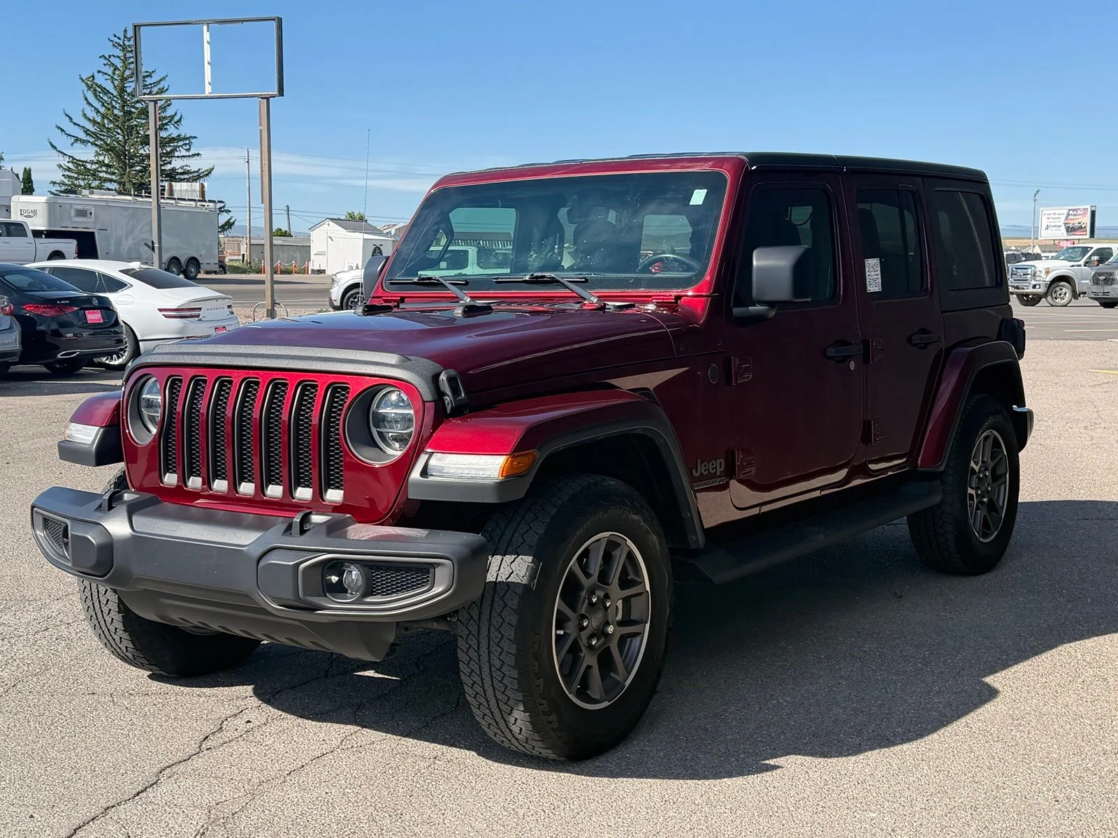 Used 2021 Red Jeep Unlimited Sport S image 10