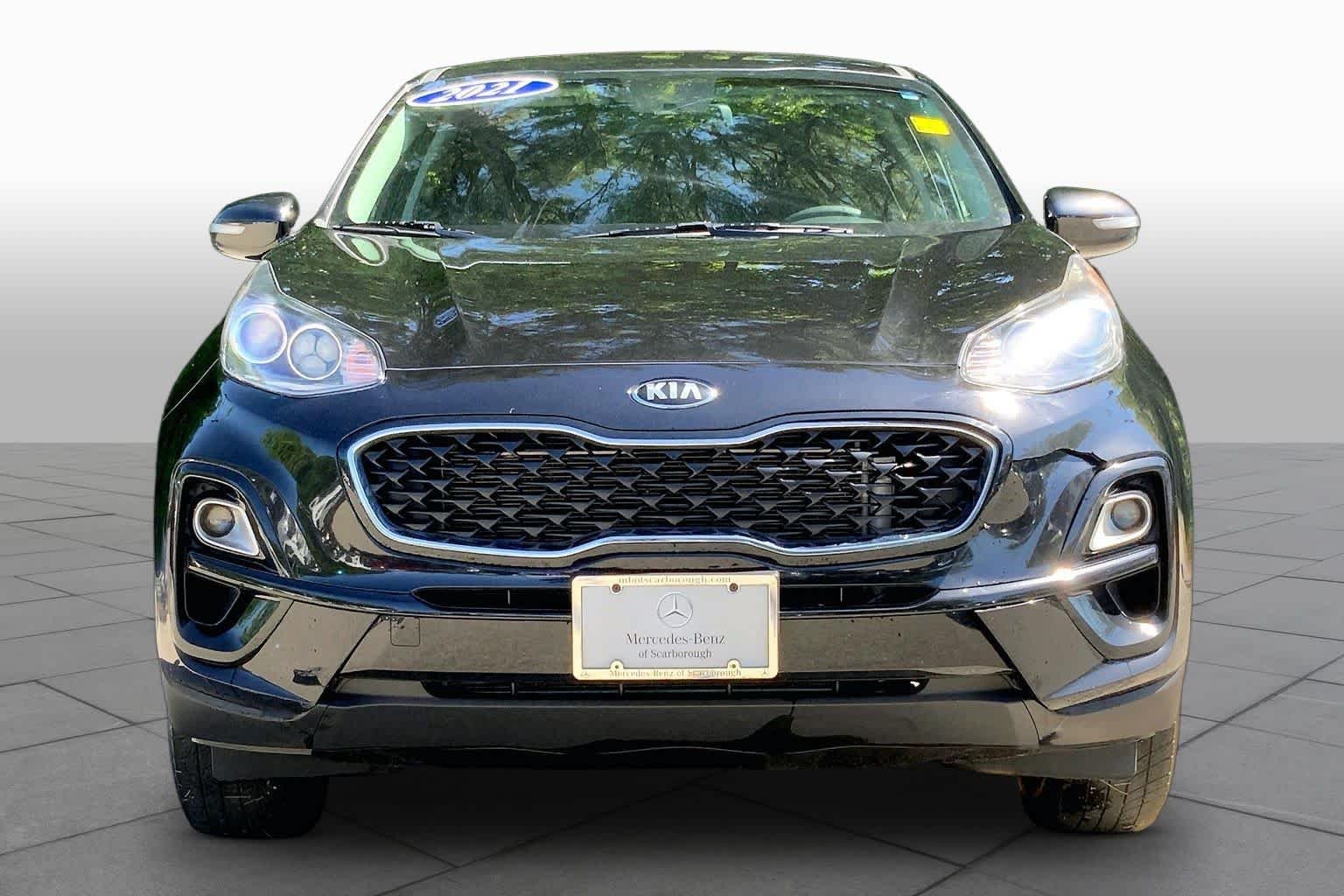 Used 2021 Black Cherry Kia LX image 4