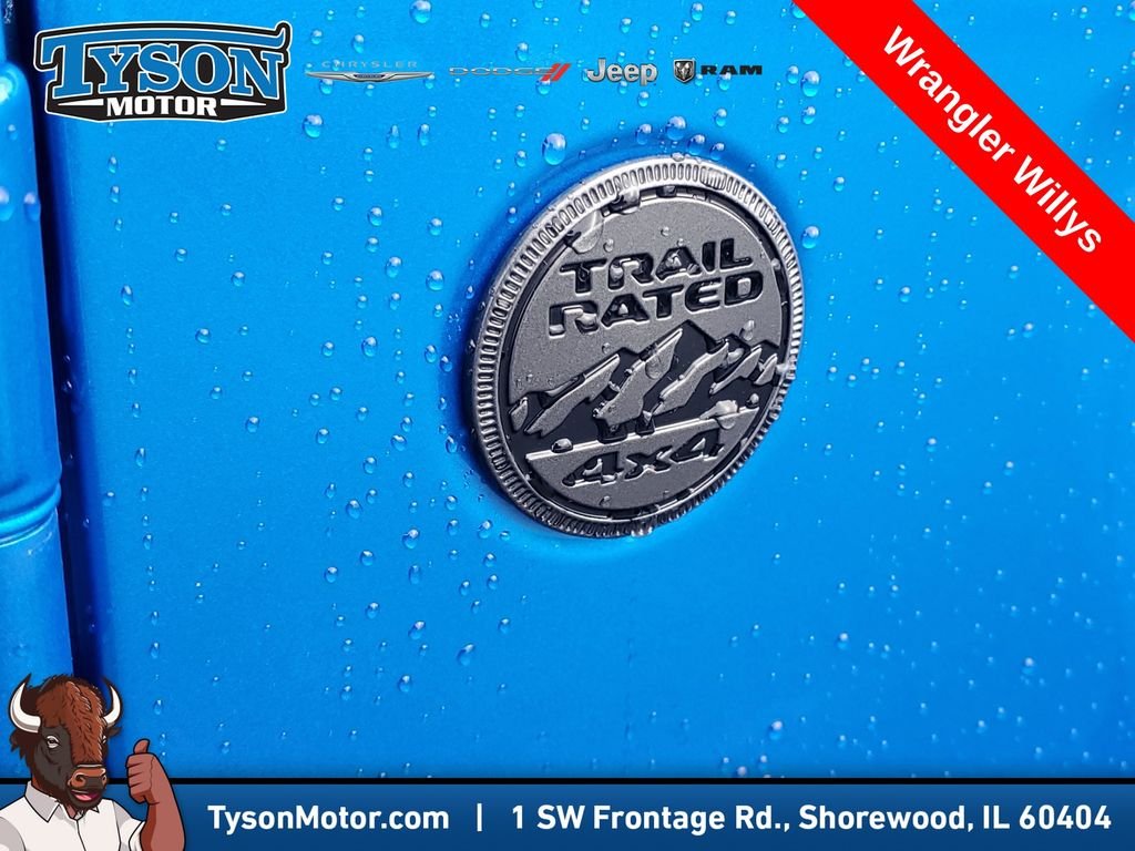 New 2026 Hydro Blue Pearlcoat Jeep Willys image 6