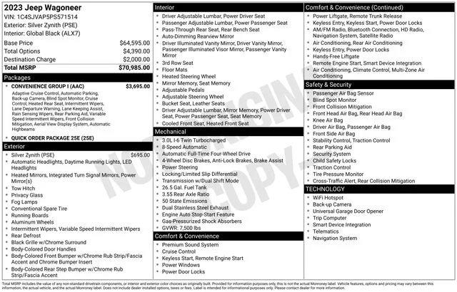 Used 2023 Silver Jeep Base image 2