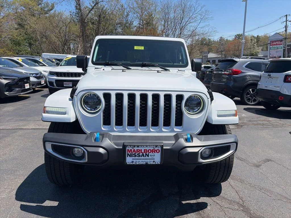 Used 2023 White Jeep Sahara 4xe image 3
