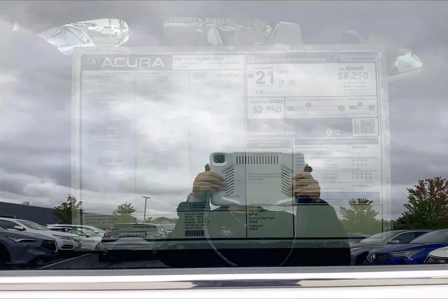 New 2026 Platinum White Pearl Acura With Technology Package image 19
