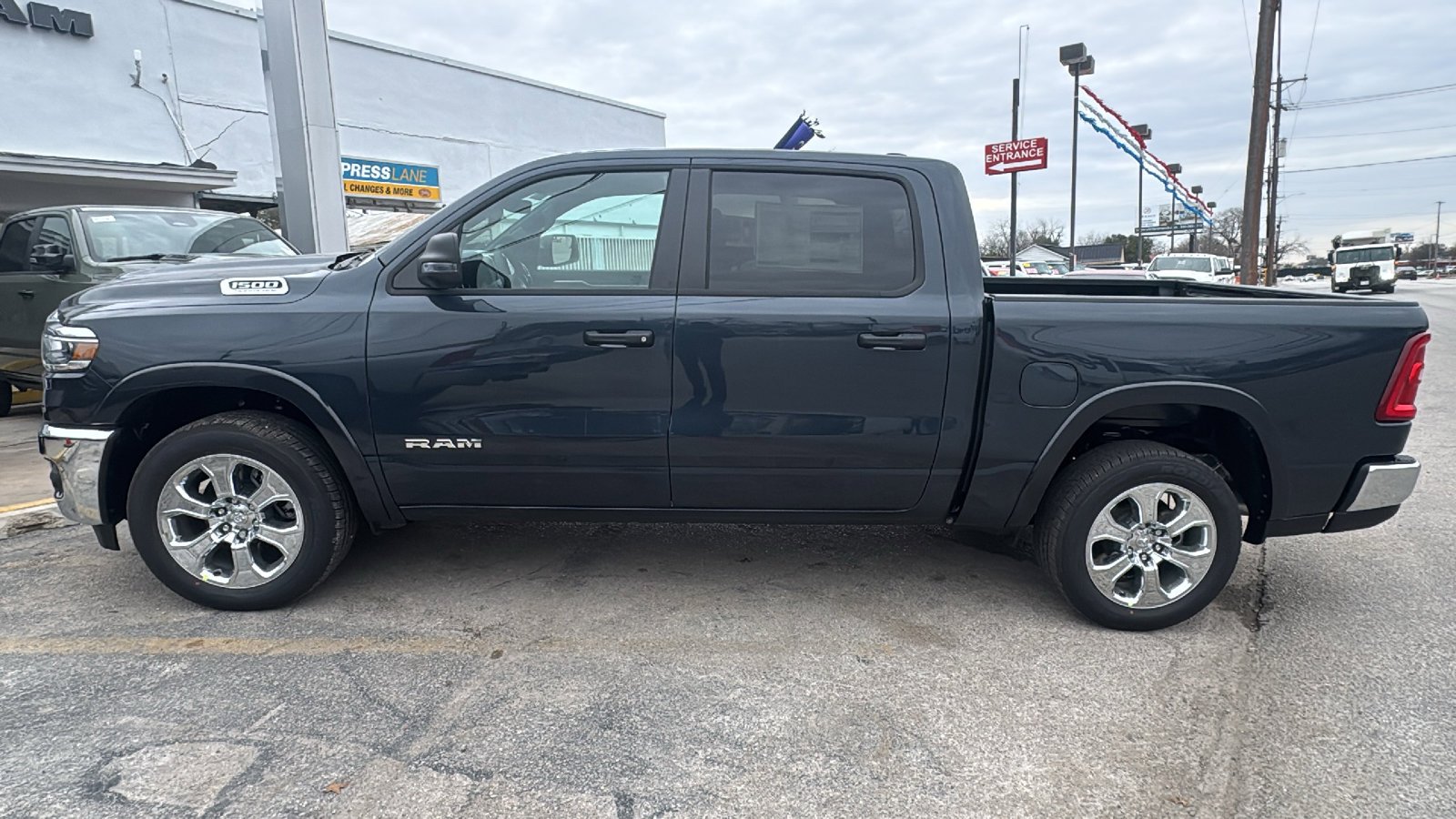 New 2026 Forged Blue Metallic Exterior Paint RAM Lone Star image 8