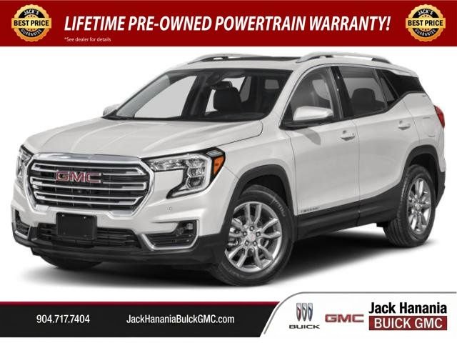 Used 2022 Black GMC SLE image 1
