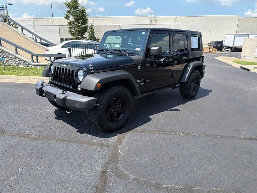 Used 2018 Black Jeep Unlimited Sport image 3