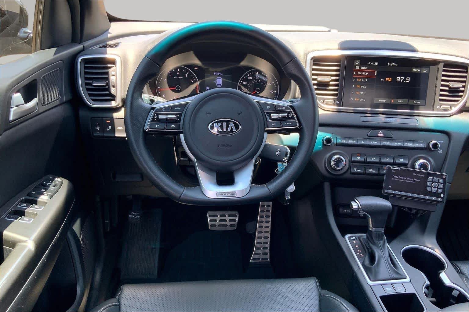 Used 2021 Black Cherry Kia S image 6