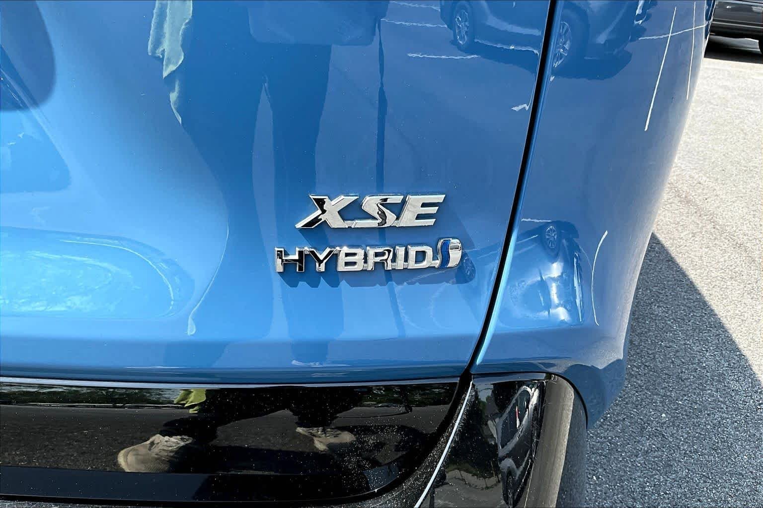 Used 2024 Cavalry Blue/Midnight Black Metallic Toyota Hybrid XSE image 10