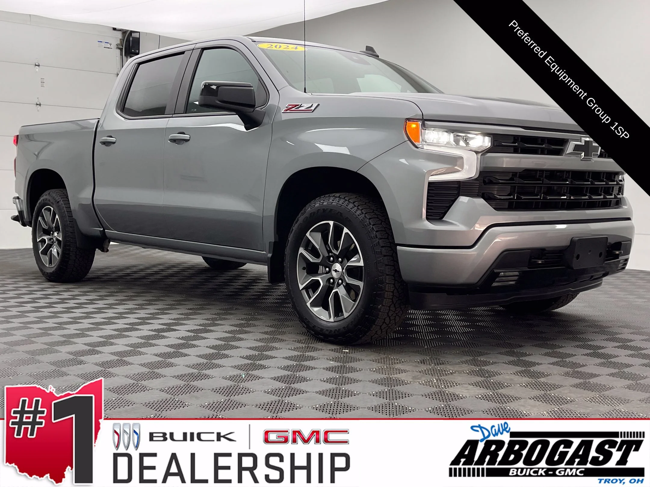 Used 2024 Sterling Gray Metallic Chevrolet RST image 1