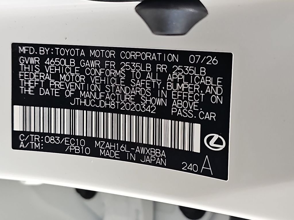 New 2026 Ultra White Lexus PREMIUM AWD image 34