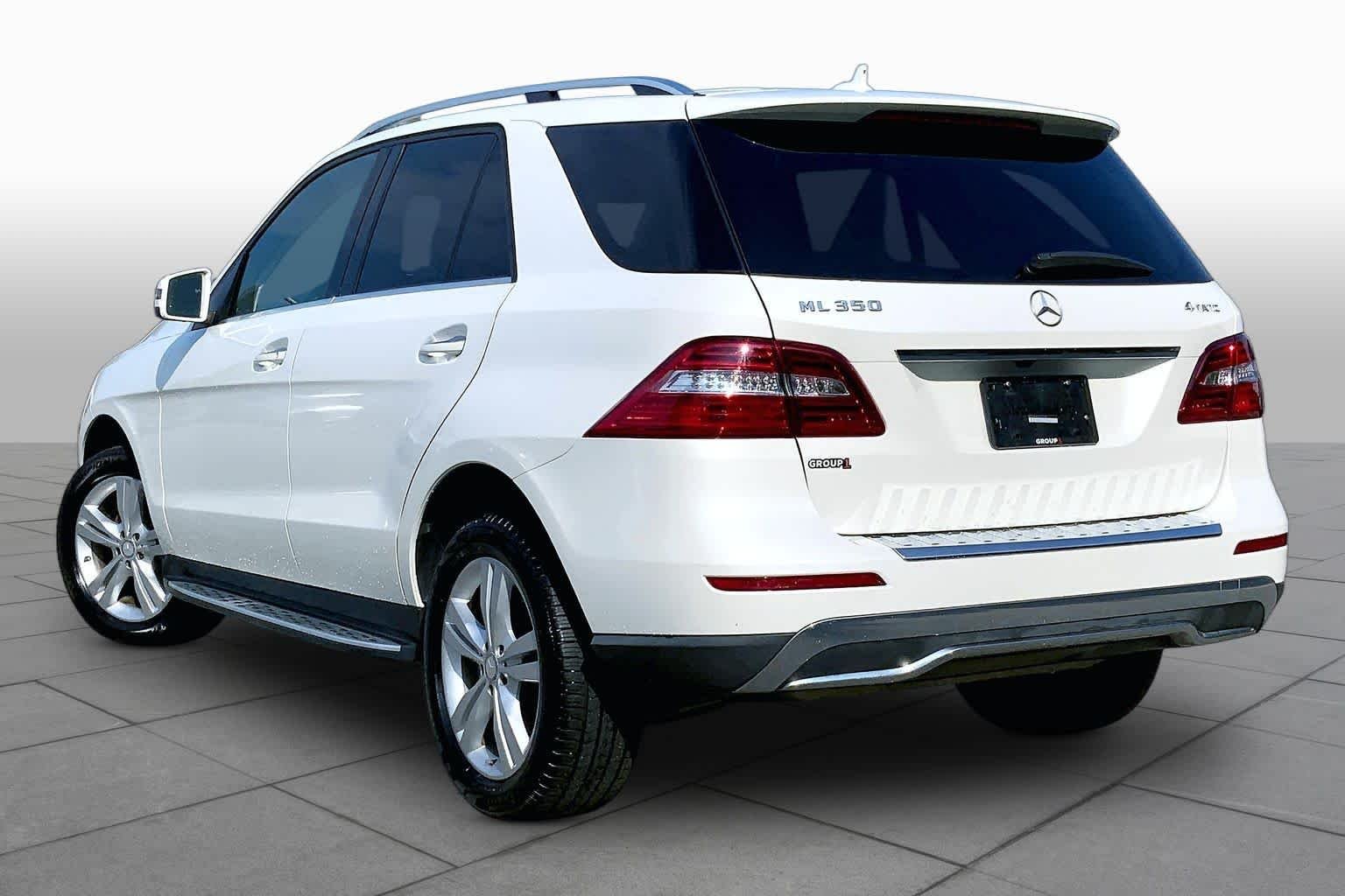 Used 2015 designo Diamond White Metallic Mercedes-Benz ML 350 image 12