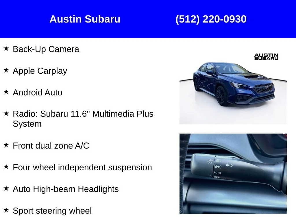 New 2026 Blue Subaru Base image 9