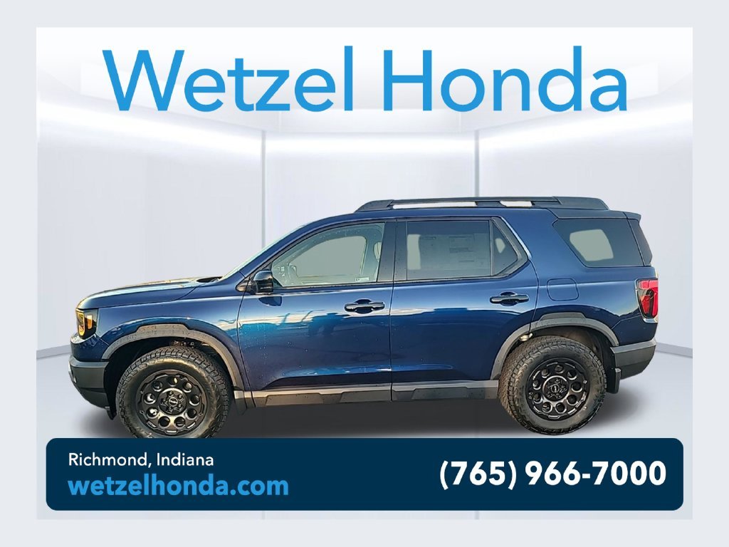 New 2026 Obsidian Blue Pearl Honda TrailSport Elite Blackout image 1