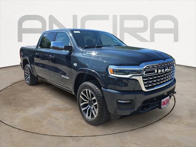 New 2026 Forged Blue Metallic Exterior Paint RAM Limited Longhorn image 4