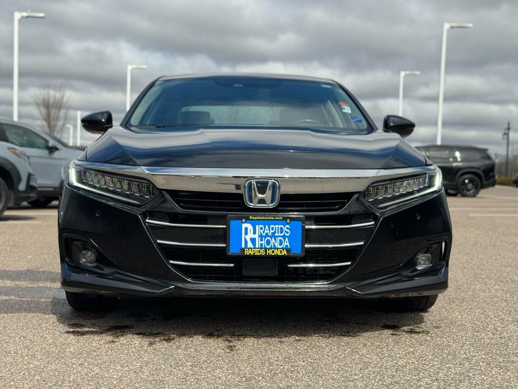 Used 2022 Honda Accord Hybrid EX-L with VIN 1HGCV3F55NA003286 for sale in Coon Rapids, Minnesota