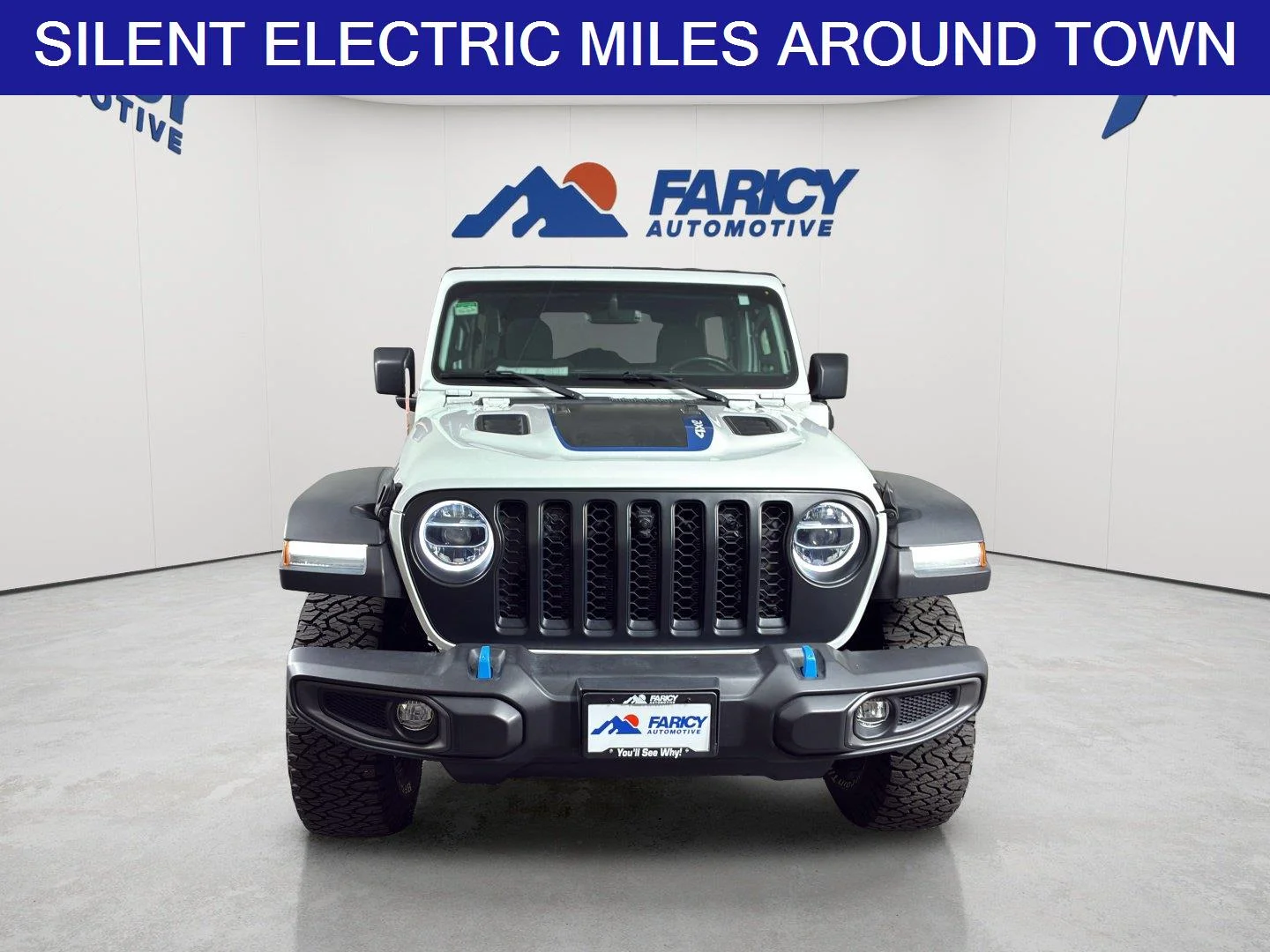 Used 2021 Bright White Clearcoat Jeep Unlimited Rubicon image 4