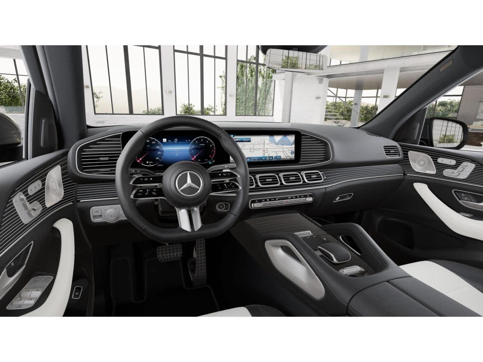 New 2026 MANUFAKTUR Moonlight White Metallic Mercedes-Benz GLE 450 image 3