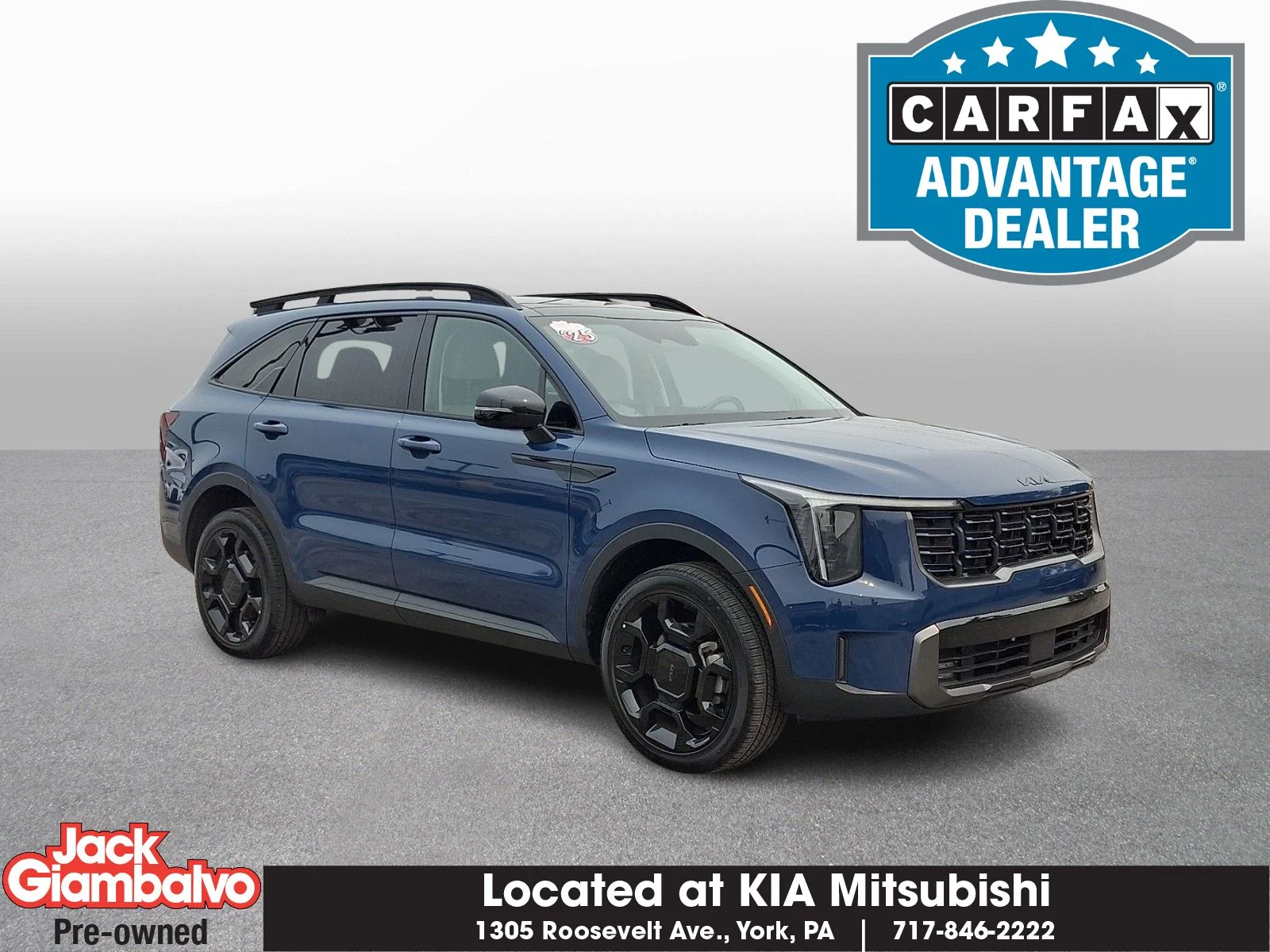 Certified Used 2025 Black Kia X-Line EX image 1