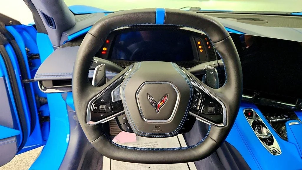 Used 2023 Rapid Blue Chevrolet 2dr Stingray Convertible w/3LT, Z51, Front Lift & Mag Ride image 14