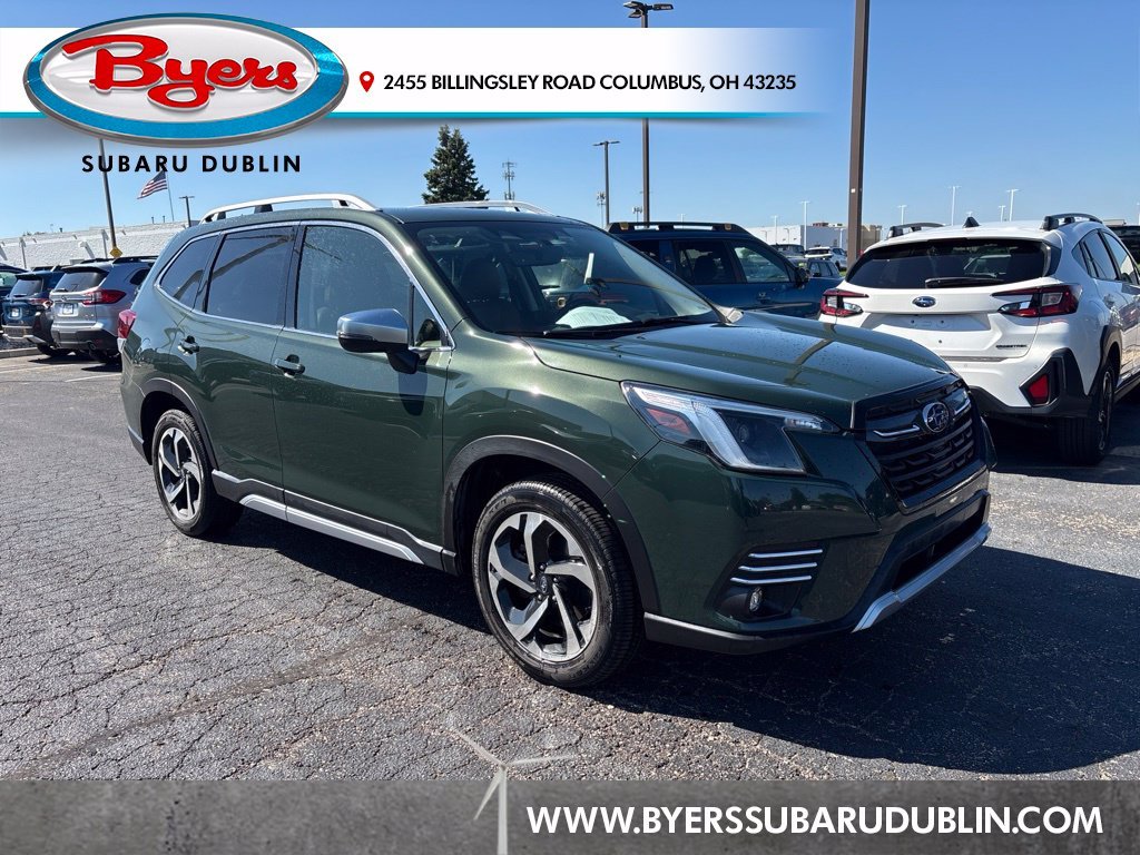 Certified Used 2023 Green Subaru Touring image 1