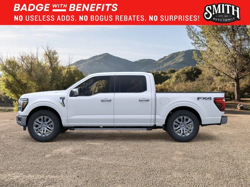 New 2026 Star White Metallic Tri-Coat Ford Lariat® image 4