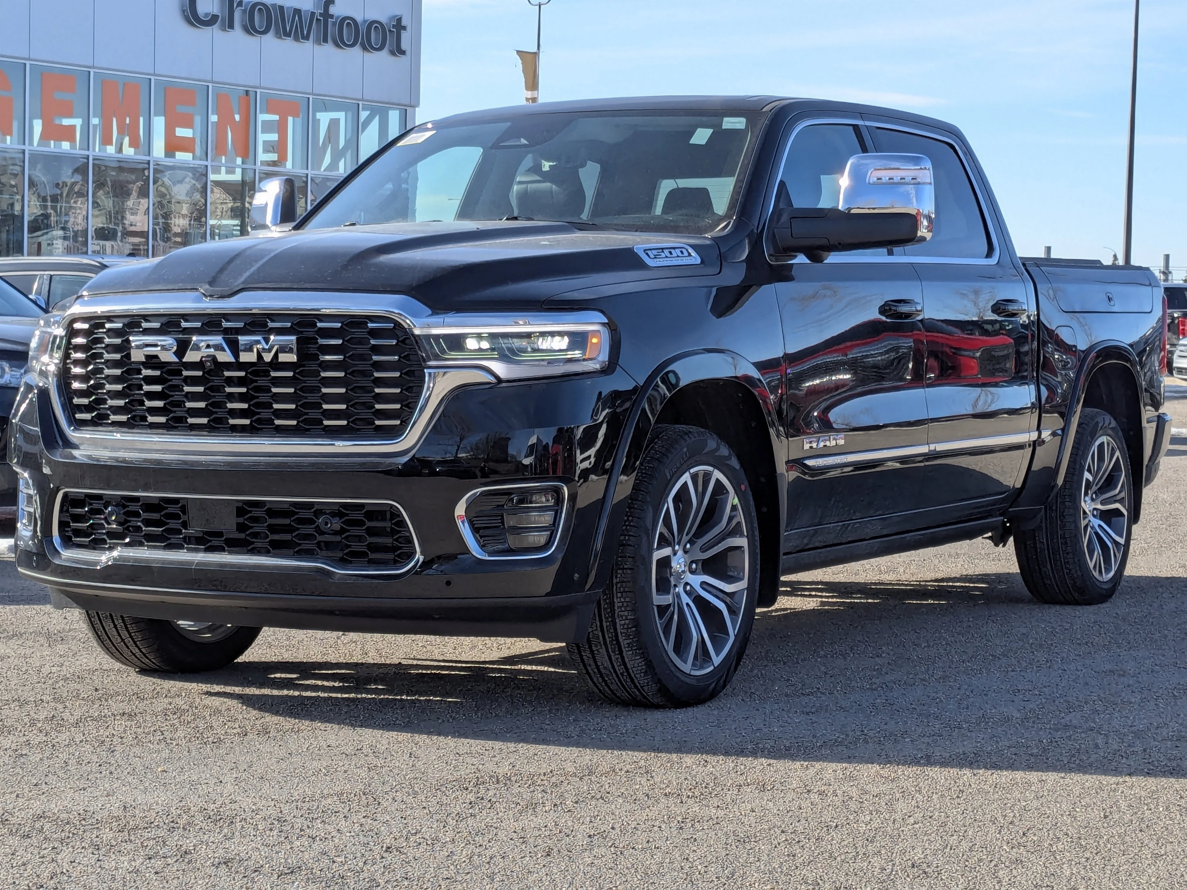 New 2026 Black RAM Tungsten - - Trailer Tow Group - Multi?function Tailgate - Power Fold Trailer Tow Mirrors & More image 4