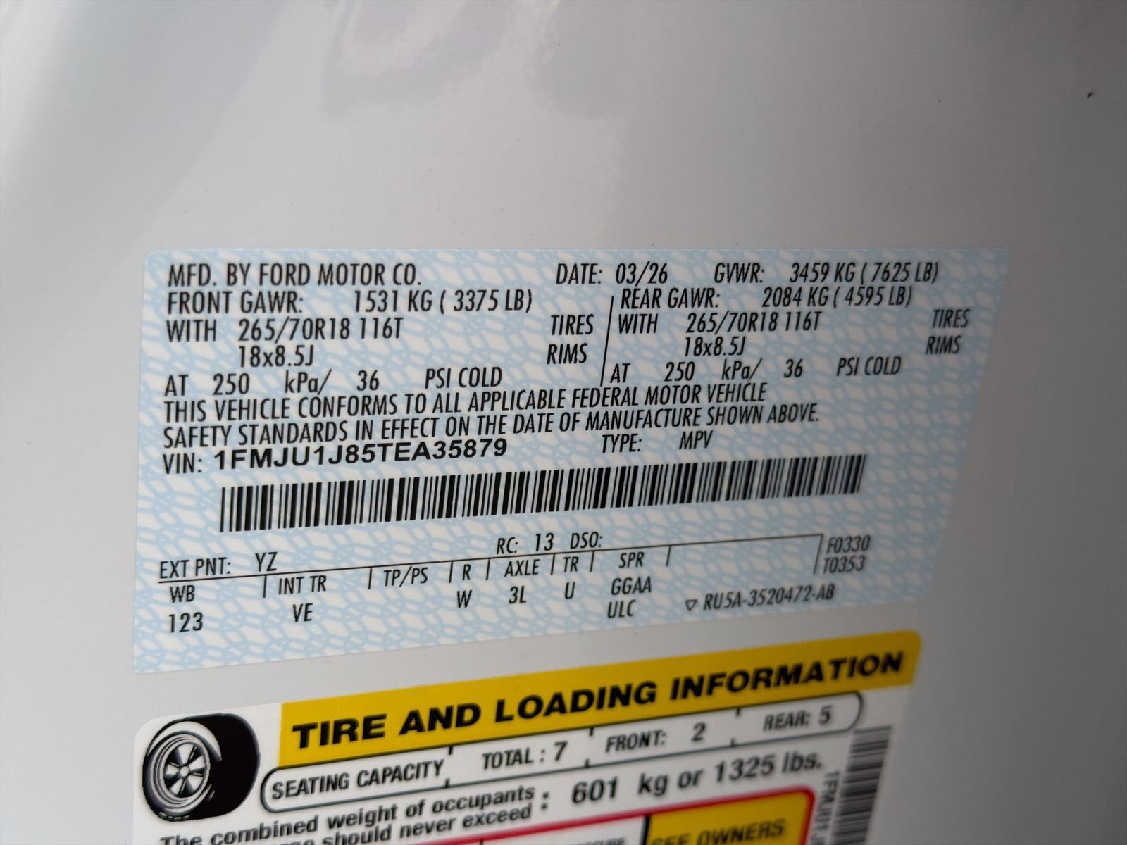New 2026 Oxford White Ford Active image 36