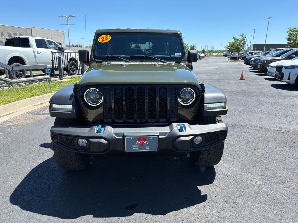 Used 2023 Jeep Wrangler 4xe Willys 4XE with VIN 1C4JJXN6XPW690242 for sale in Kansas City