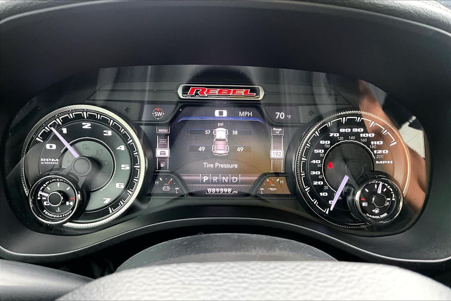Used 2020 Diamond Black Crystal Pearlcoat Ram Rebel image 25