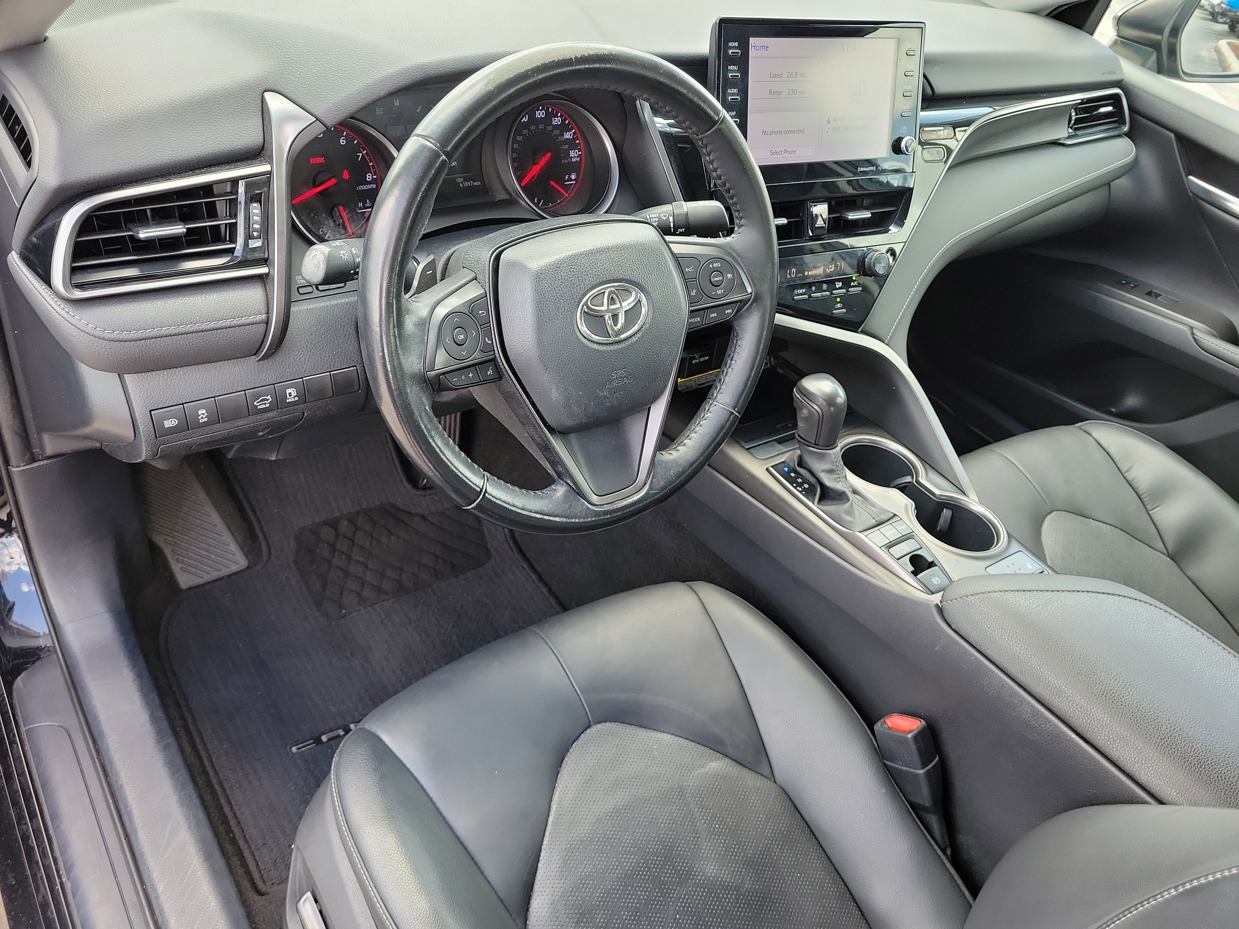 Used 2021 Midnight Black Metallic Toyota XSE image 13