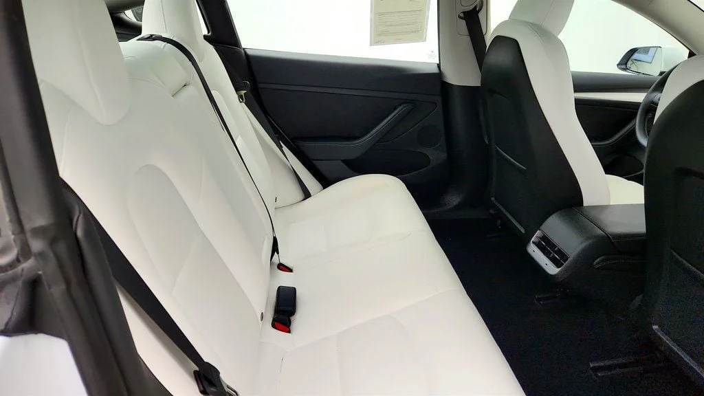 Used 2023 Pearl White Multi-Coat Tesla Performance AWD w/ White & Black Premium Interior image 26