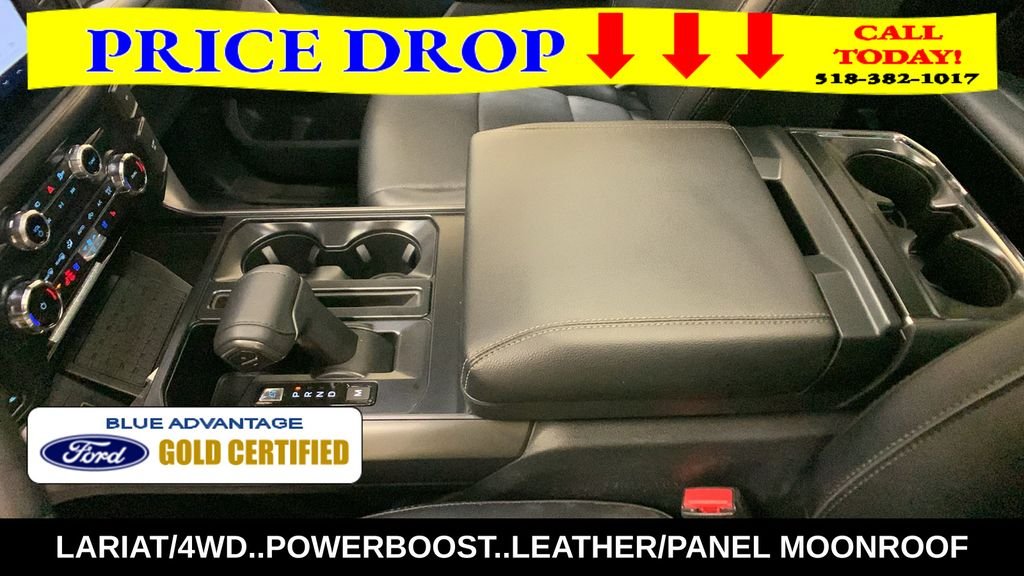 Certified Used 2025 White Metallic Ford Lariat image 47