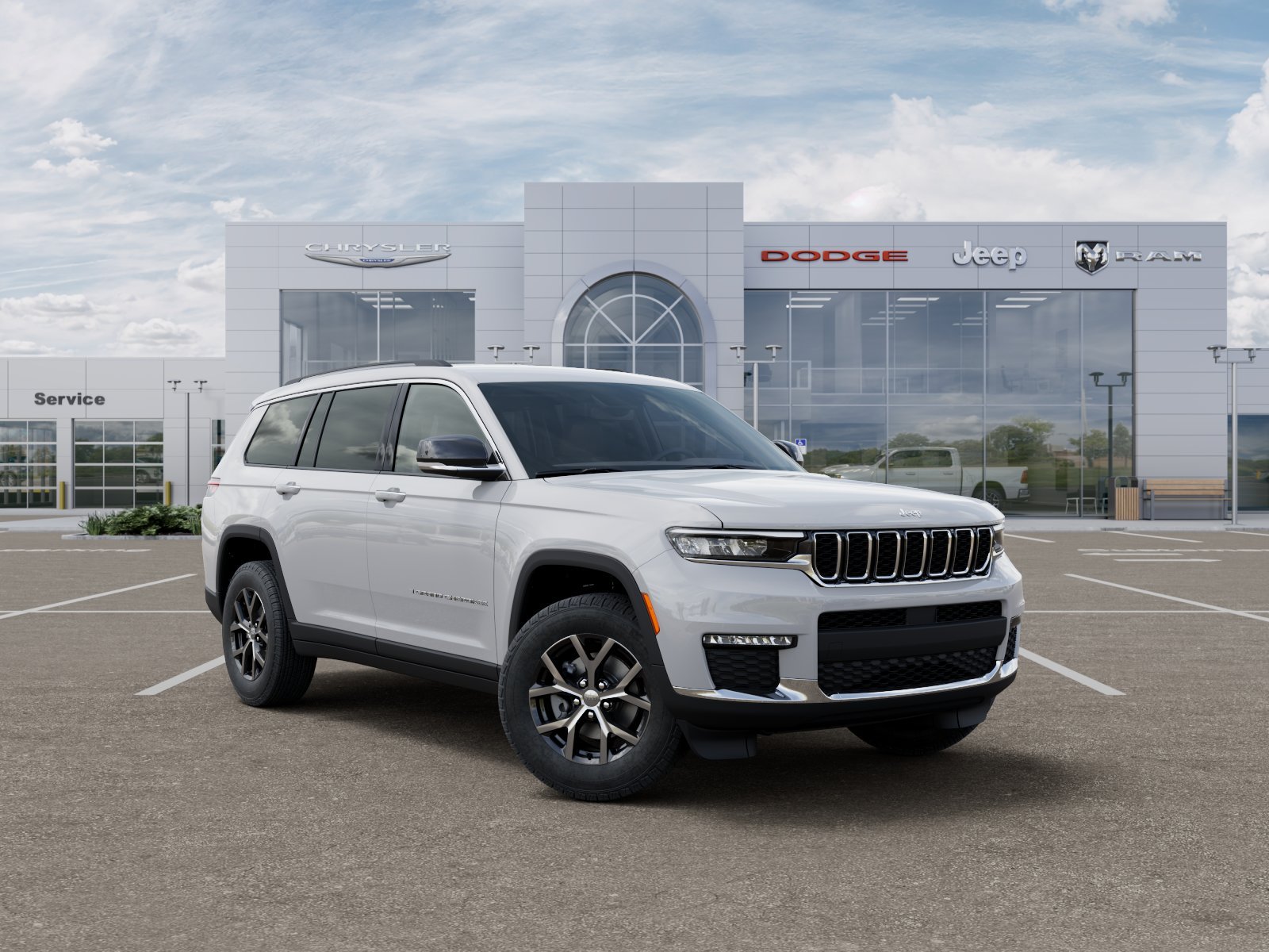 New 2025 Bright White Clear-Coat Exterior Paint Jeep Limited image 20
