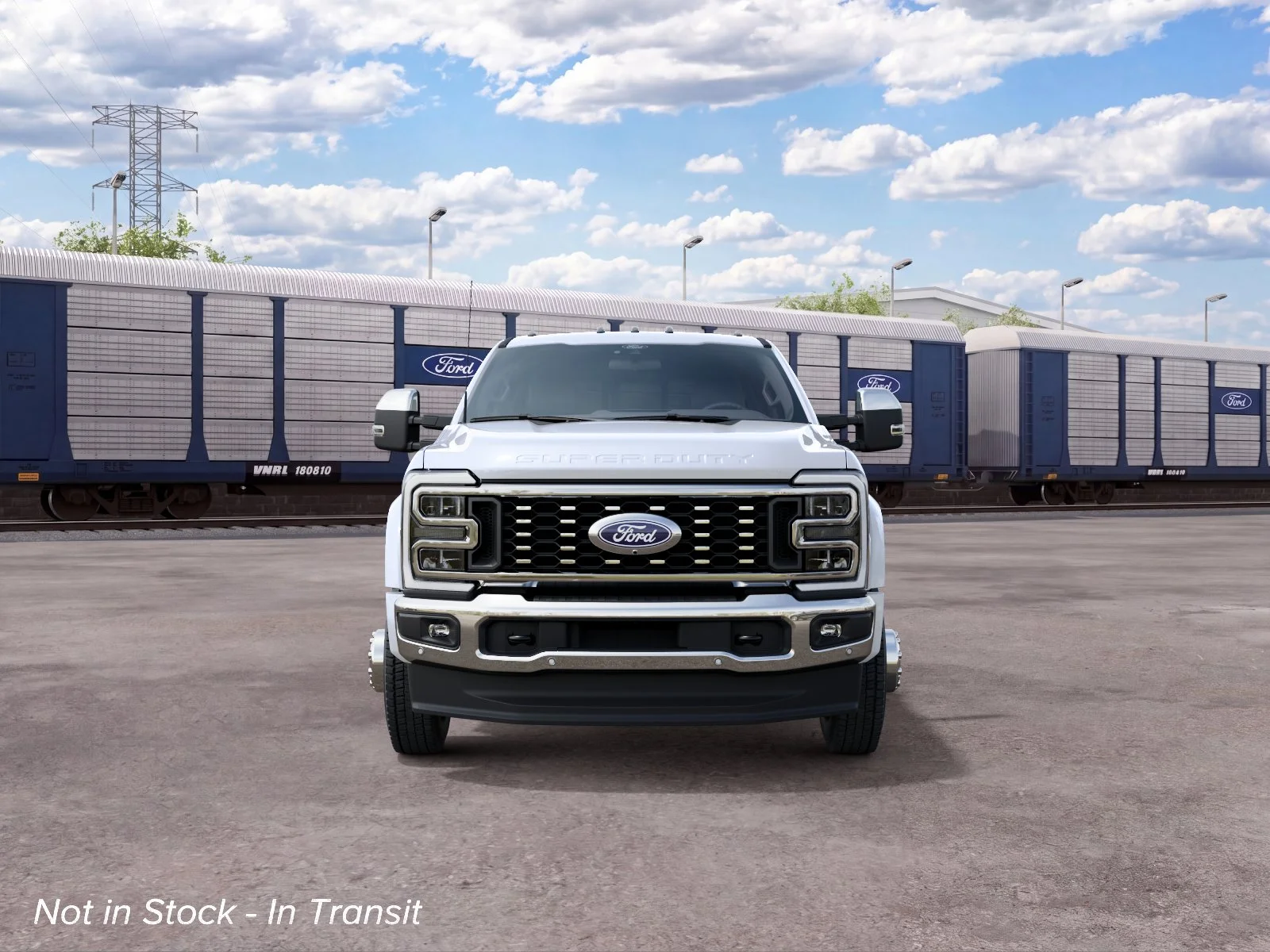 New 2027 Star White Metallic Tri-Coat Ford F-450® Lariat® image 3