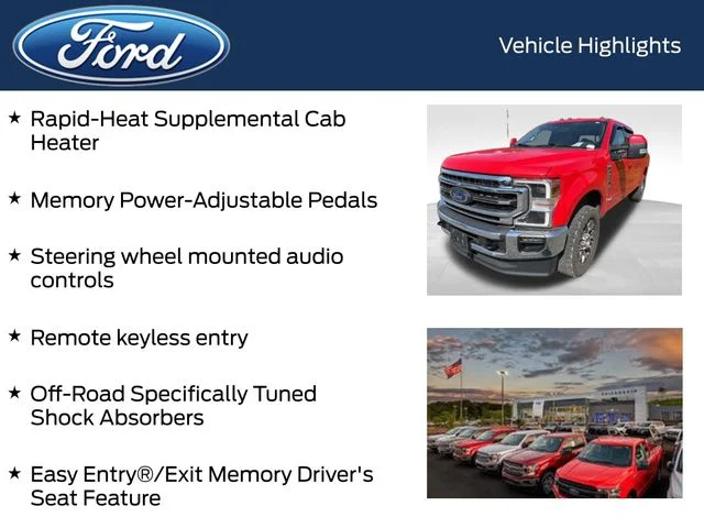 Used 2021 Red Ford Lariat image 8