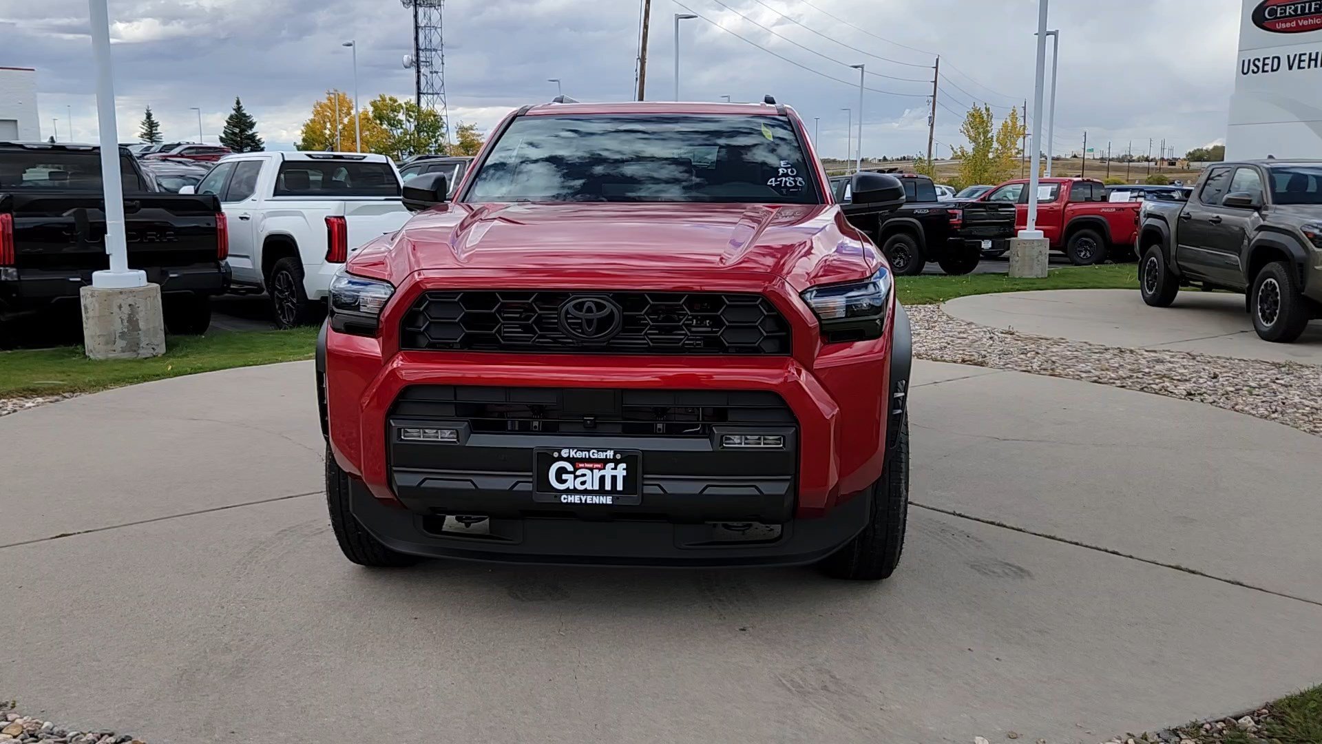 New 2026 Supersonic Red Toyota TRD Off-Road Premium image 4