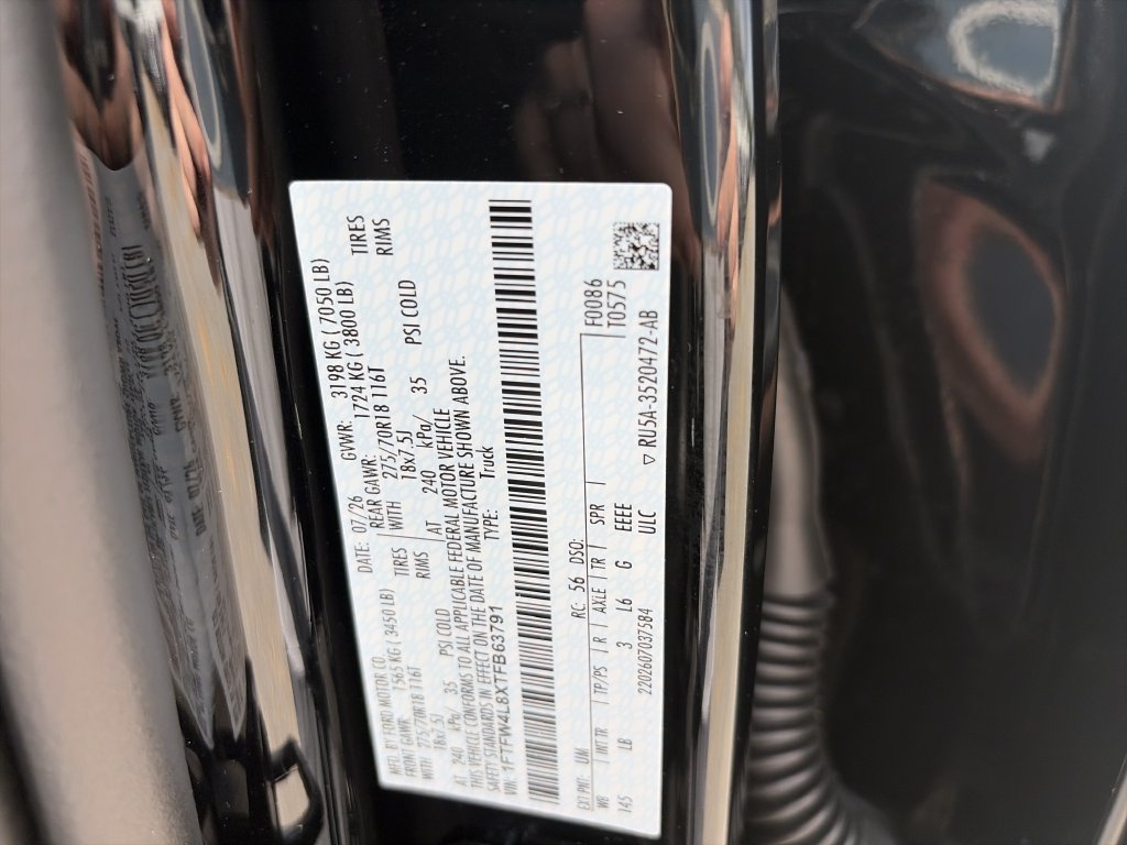Certified Used 2026 Black Metallic Ford Tremor image 37