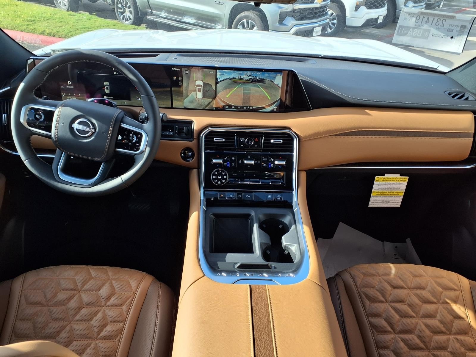 2026 Nissan Armada Platinum Reserve White at Robbins Nissan