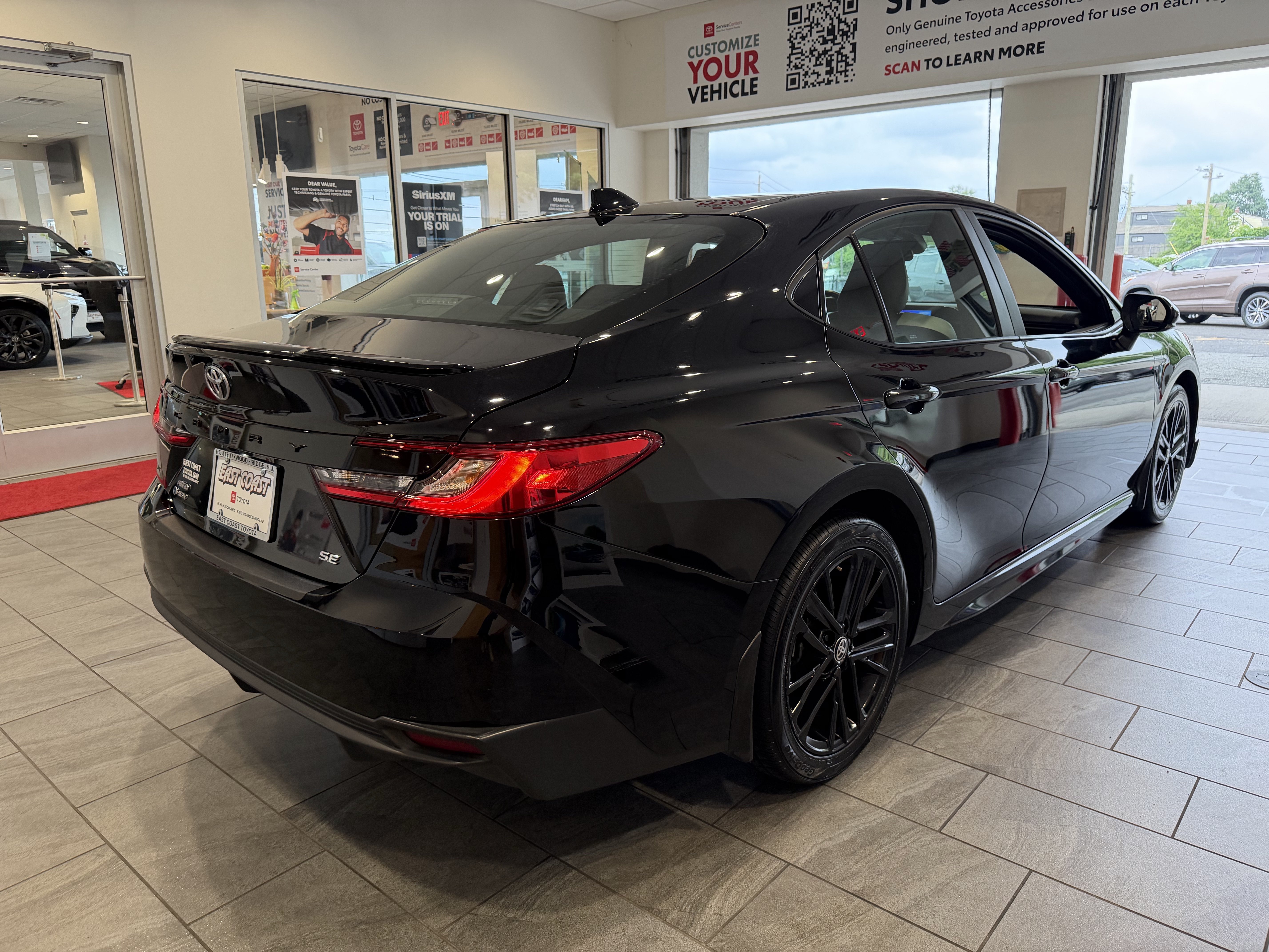 Used 2025 Black Toyota SE image 48