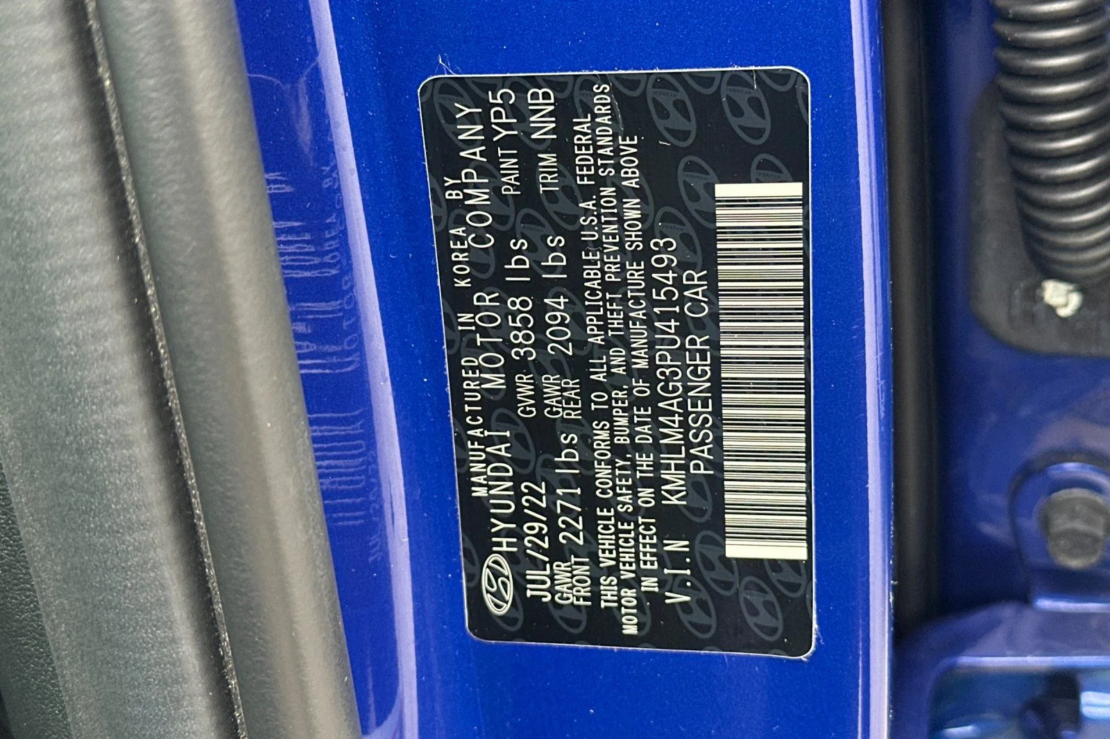 Used 2023 Blue Hyundai SEL image 29