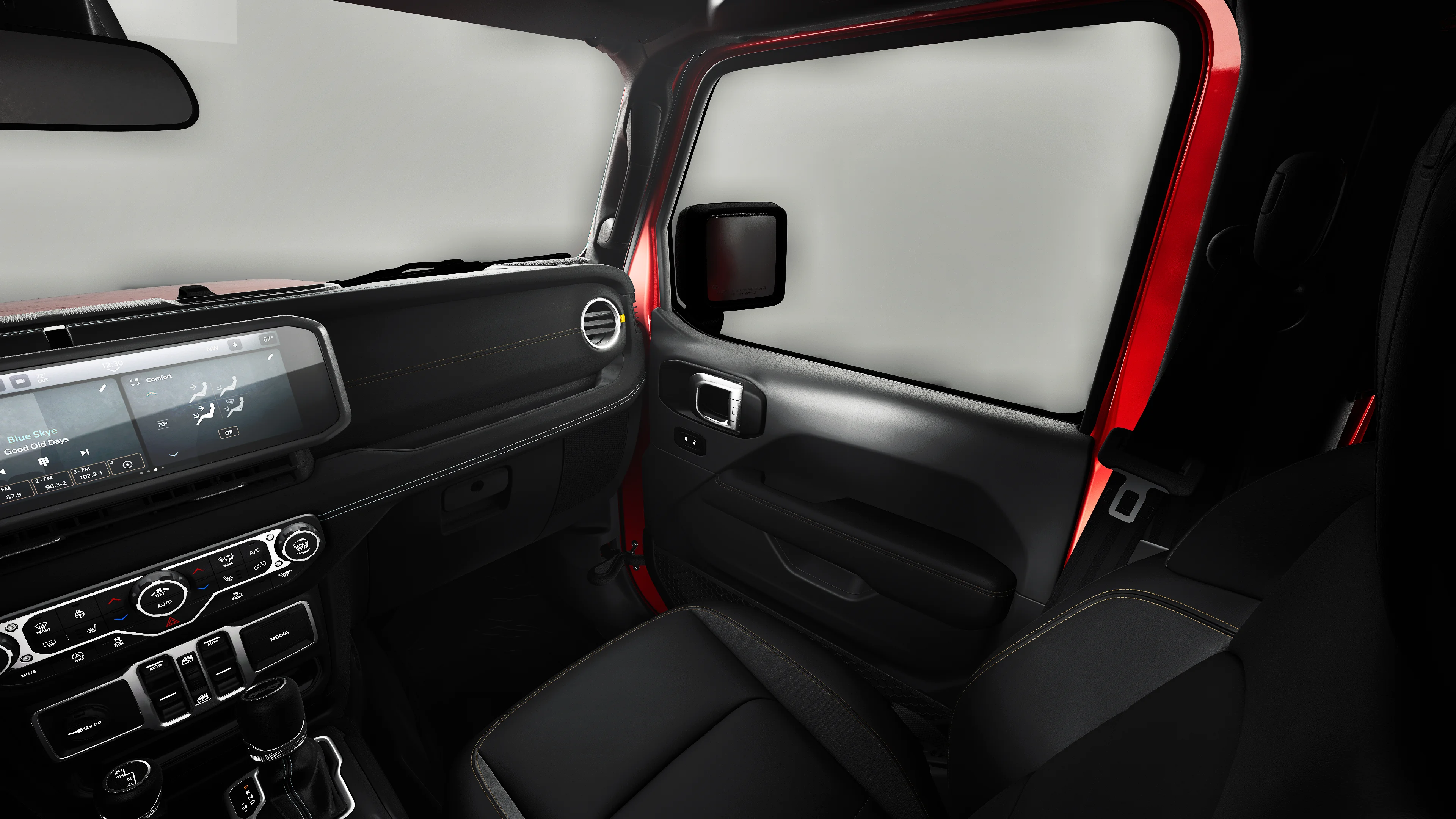 New 2027 Firecracker Red Clear-Coat Paint Jeep Sahara image 7