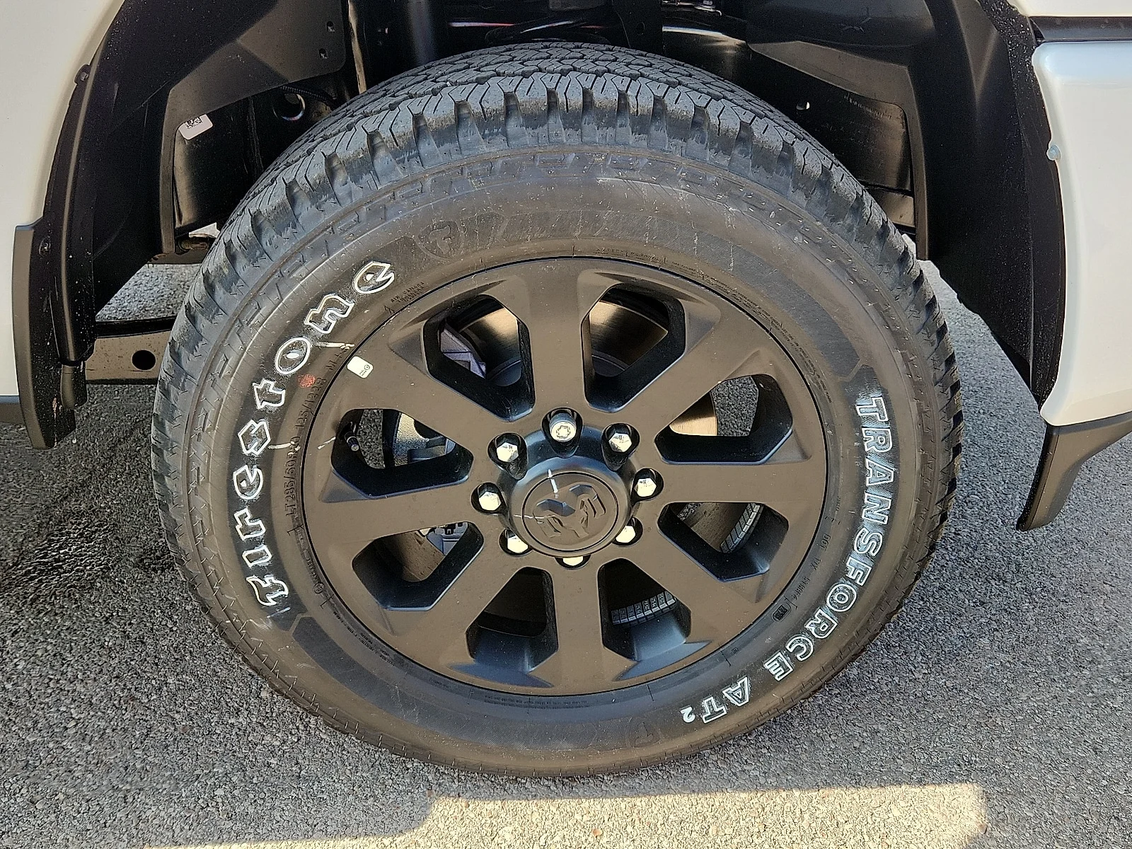 New 2027 Bright White Clear-Coat  Paint Ram BLACK EXPRESS CREW CAB 4X4 6