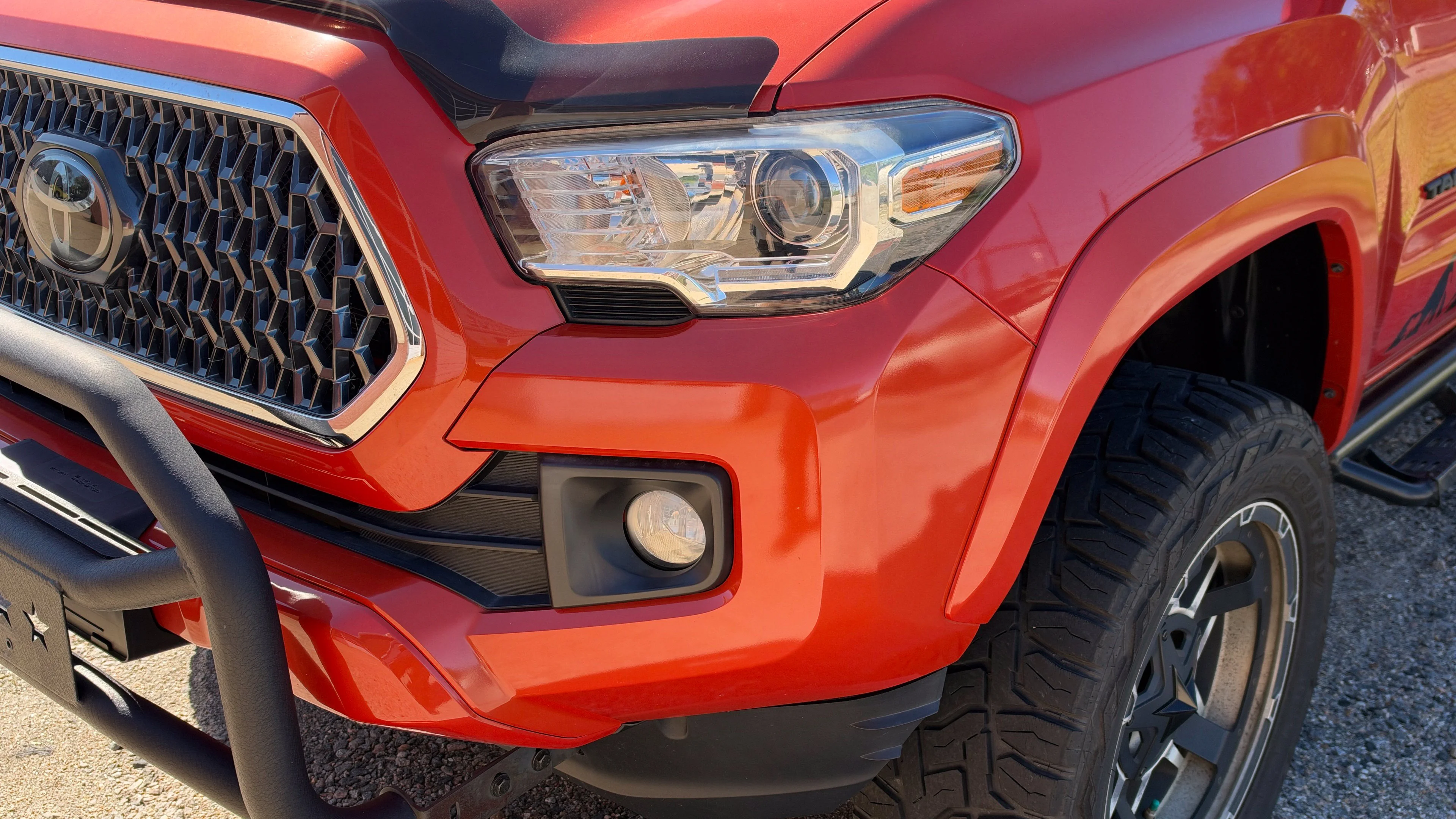 Used 2018 Inferno Red Toyota TRD Sport image 2
