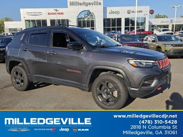 Used 2023 Gray Jeep Trailhawk image 1