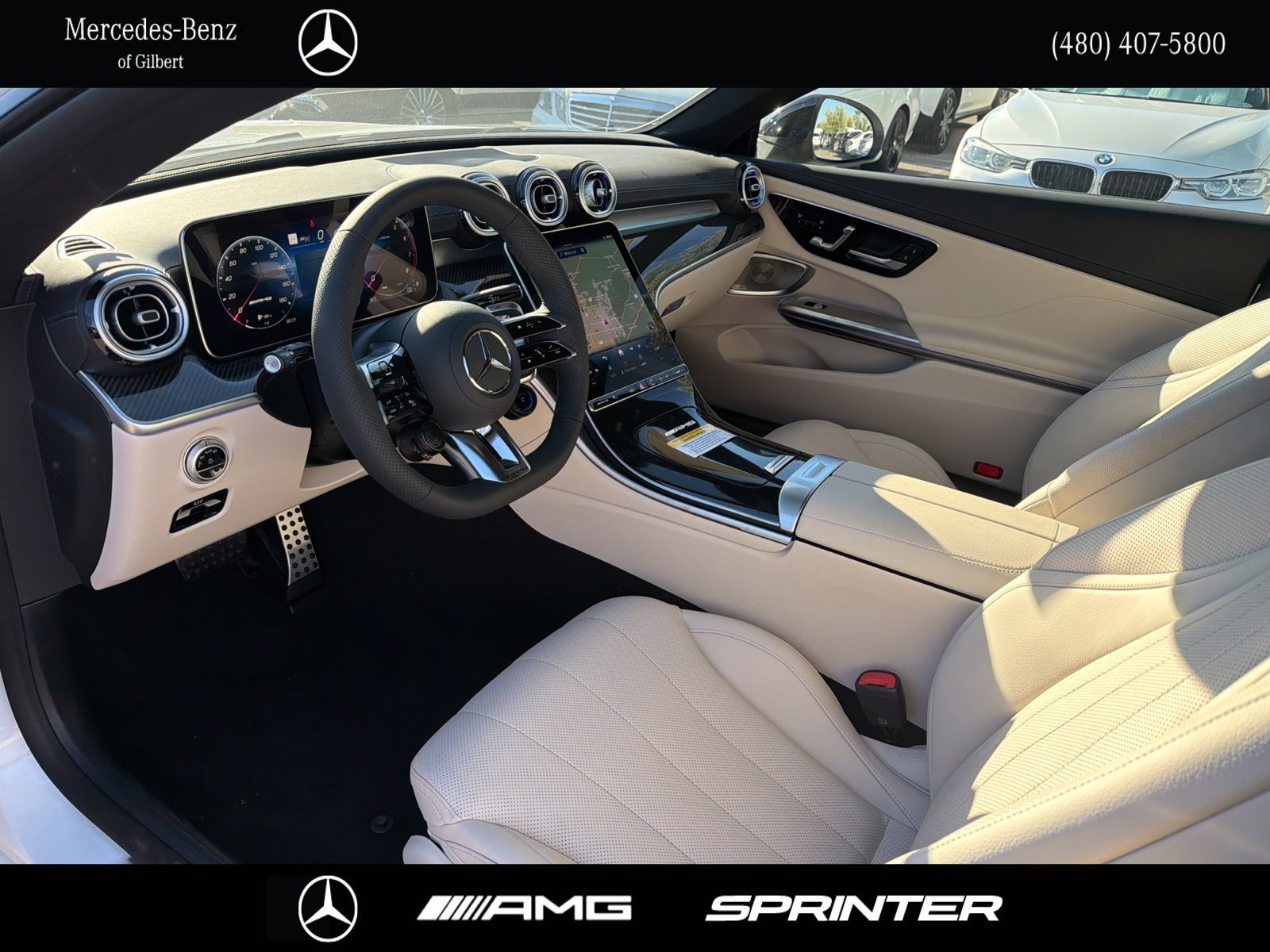 New 2027 MANUFAKTUR Moonlight White Metallic Mercedes-Benz CLE 53 AMG® image 8