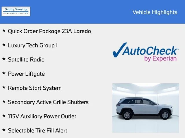 New 2025 White Jeep Laredo image 7