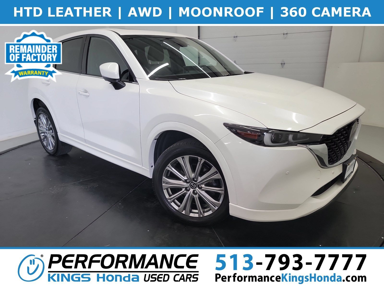 Used 2022 Snowflake White Pearl Mica Mazda 2.5 Turbo Signature image 1
