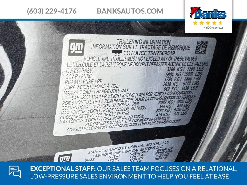 Used 2022 Titanium Rush Metallic GMC Elevation image 10