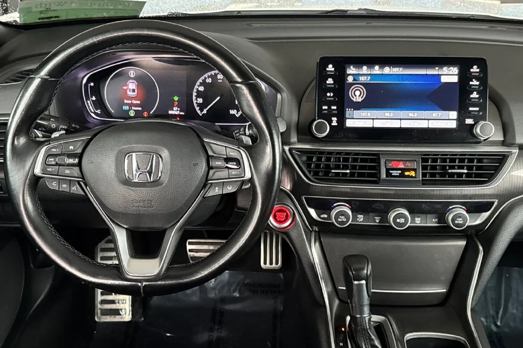 Used 2020 Platinum White Pearl Honda Sport image 15
