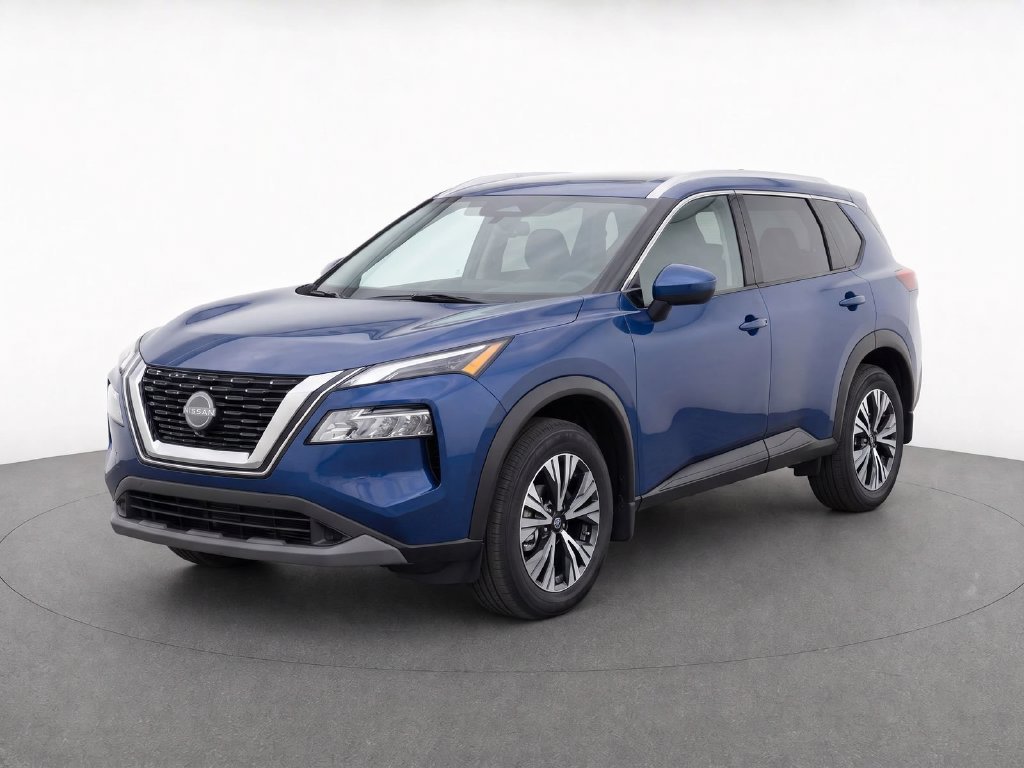 Certified Used 2023 Blue Nissan SV image 3