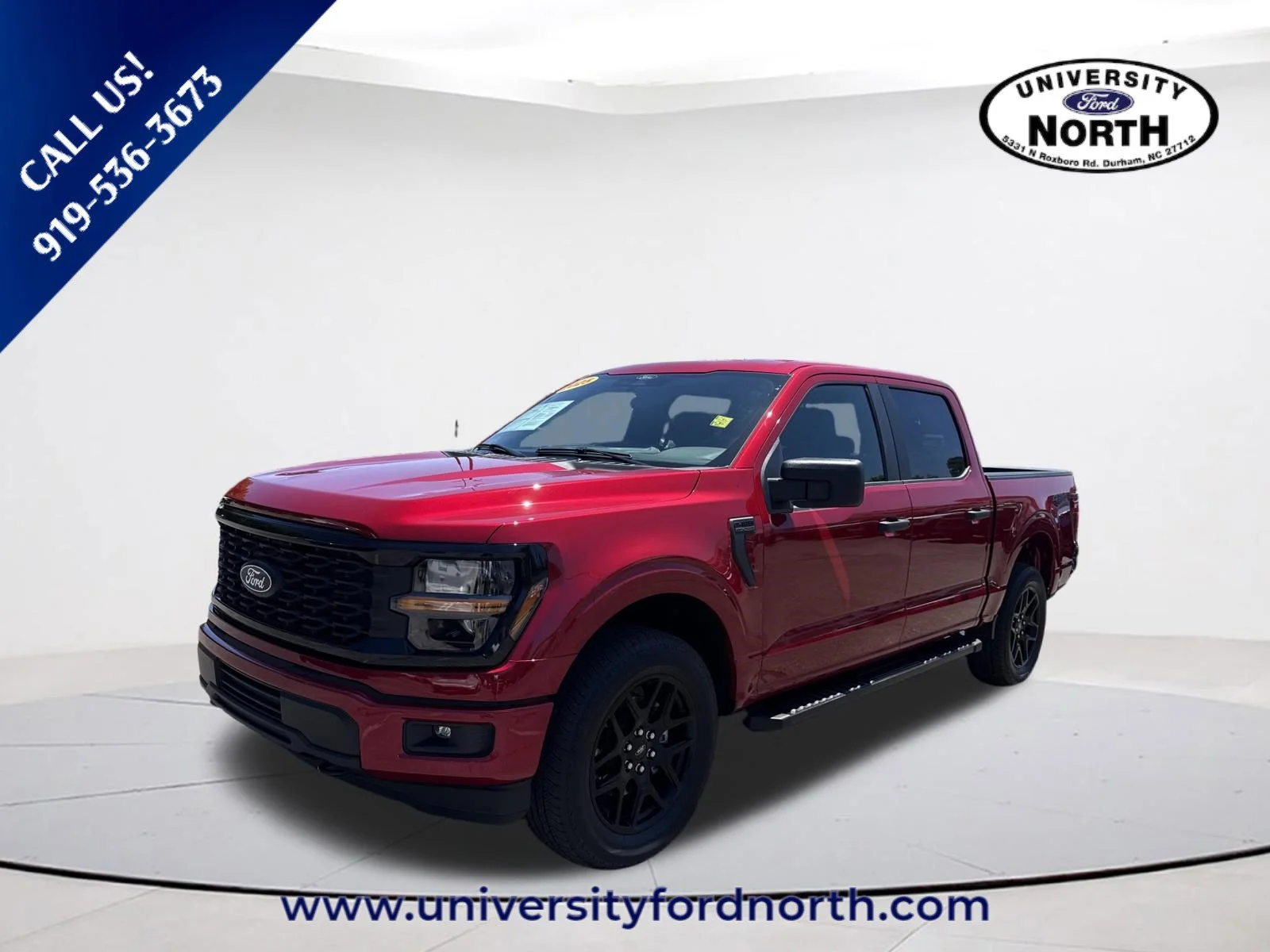 Used 2025 Rapid Red Metallic Tinted Clearcoat Ford STX image 3